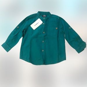 Waikiki toddler boy green casual shirt